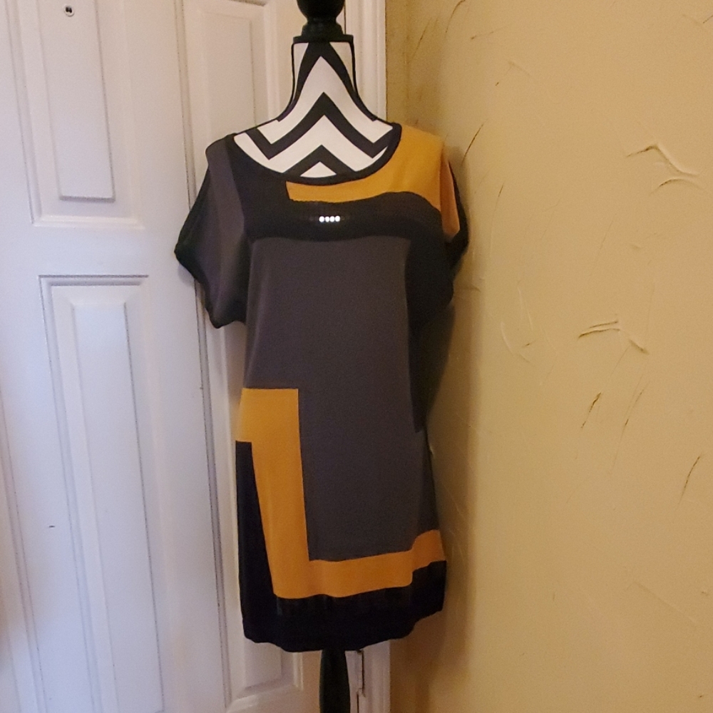 Apt. 9 Sweater and Sequin Dress Med
